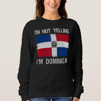 Moletom Eu não estou gritando que sou a República Dominica