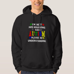 Moletom Eu Não Estou Mal Comportando Eu Tenho Autismo, Por