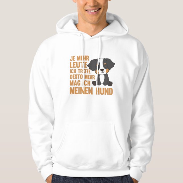 Moletom Eu não gosto de Pessoas, só meu cachorro (Frente)