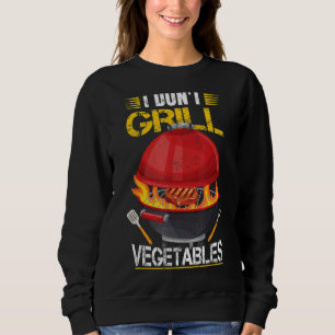 Moletom Eu não grito vegetarianos churrascando churrasco