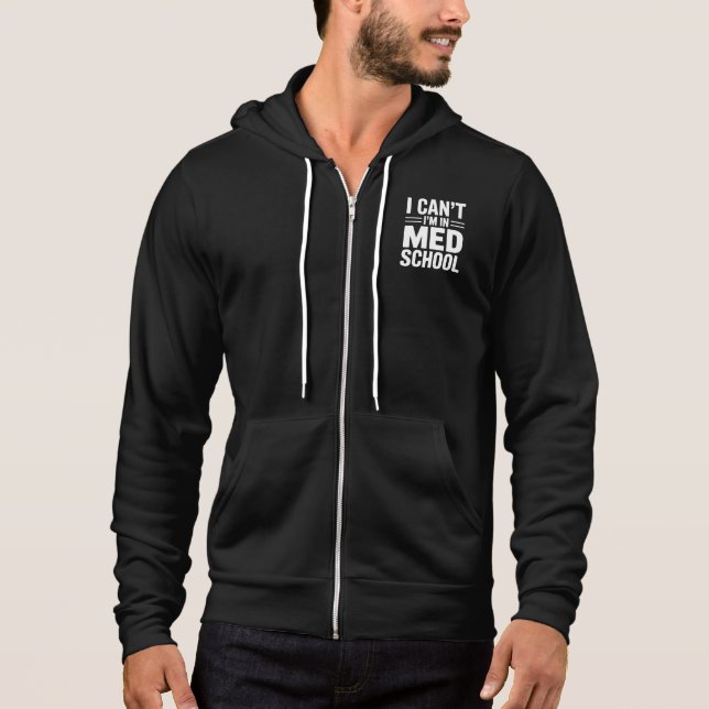 Moletom EU NÃO POSSO, ESTOU NA FACULDADE DE MEDICINA – Cam (Frente)