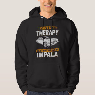 Moletom EU NÃO PRECISO DE TERAPIA Chevrolet Impala Ss 1965