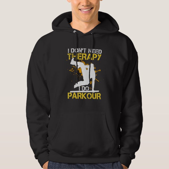 Moletom Eu Não Preciso De Terapia Eu Faço Parkour Outfit F (Frente)