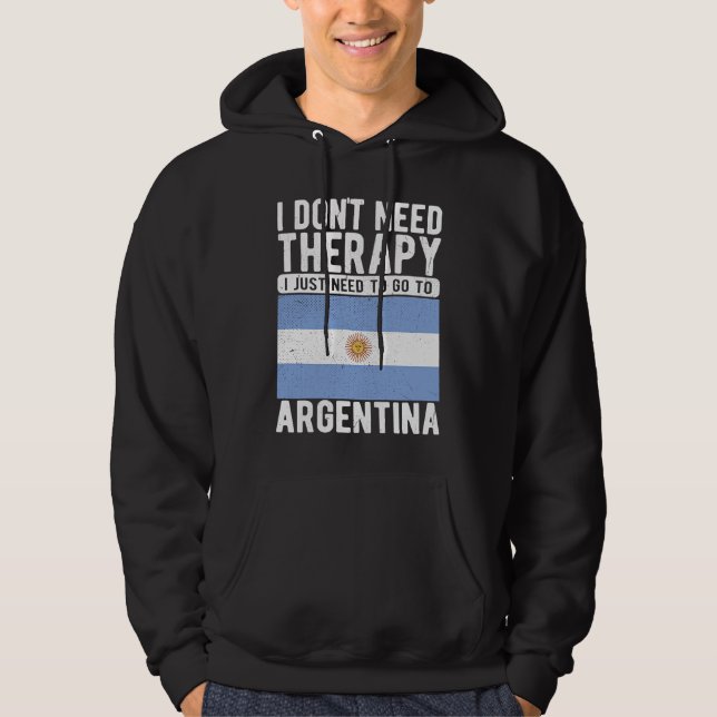 Moletom Eu não preciso de terapia, eu só preciso ir para a (Frente)