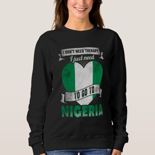 Moletom Eu Não Preciso De Terapia Eu Só Preciso Ir Para A  (Frente)