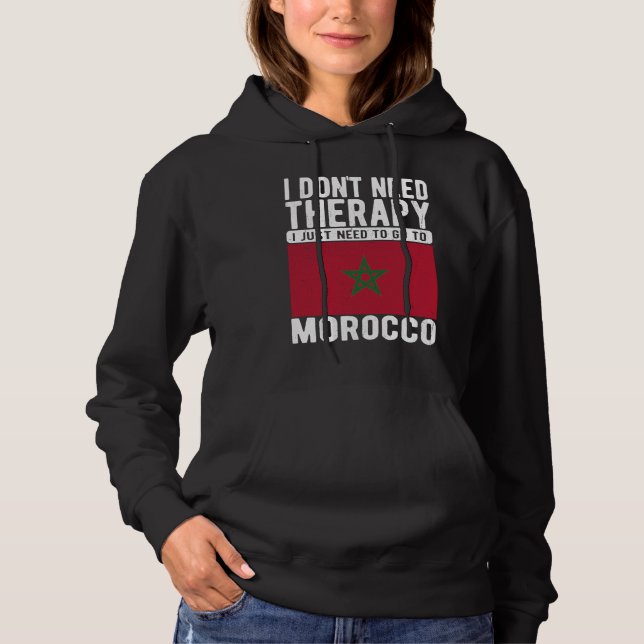 Moletom Eu não preciso de terapia, eu só preciso ir para o (Frente)