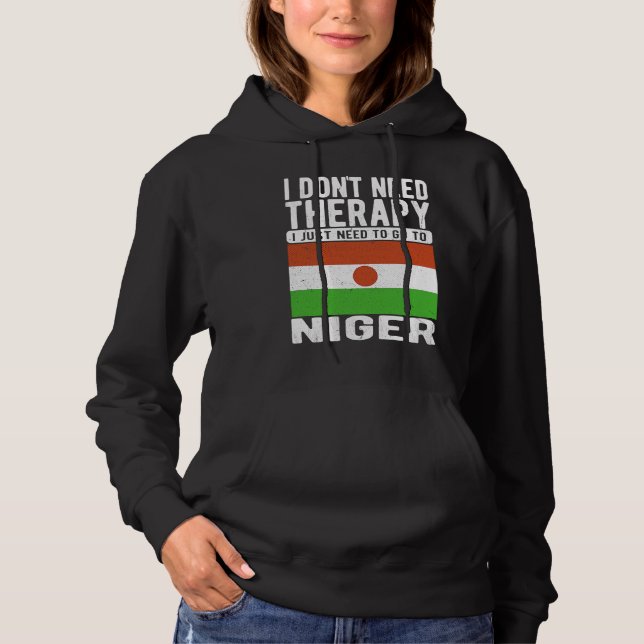 Moletom Eu não preciso de terapia, eu só preciso ir para o (Frente)