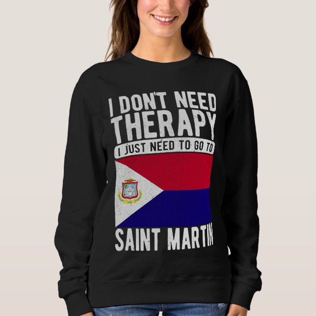 Moletom Eu não preciso de terapia, só preciso ir a Saint M (Frente)
