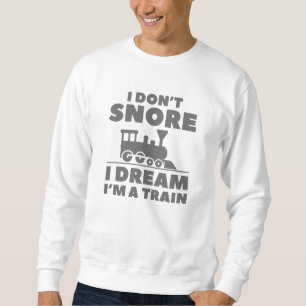 Moletom Eu não ronco sonho sou um trem
