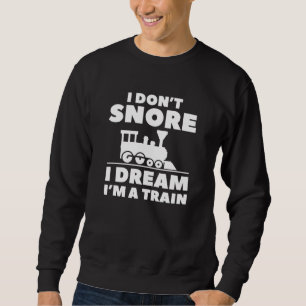 Moletom Eu não ronco sonho sou um trem
