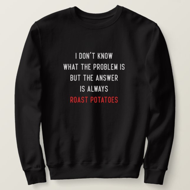 Moletom Eu não sei qual é o problema (Frente do Design)