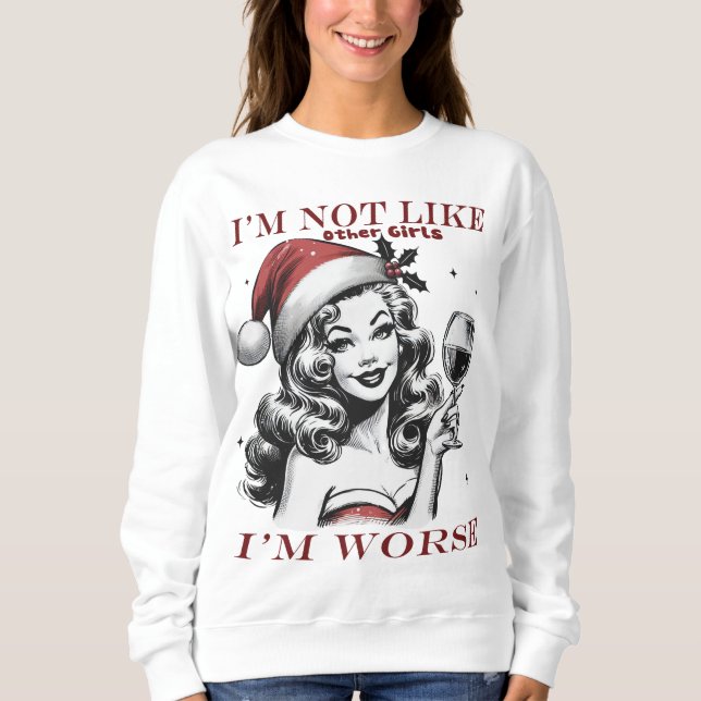 Moletom Eu não sou como outras garotas (Frente)