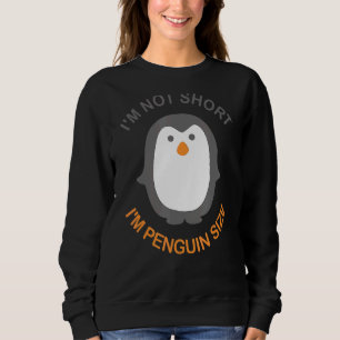 Moletom Eu não sou pequeno, sou pinguim-pinguim-pássaro-an