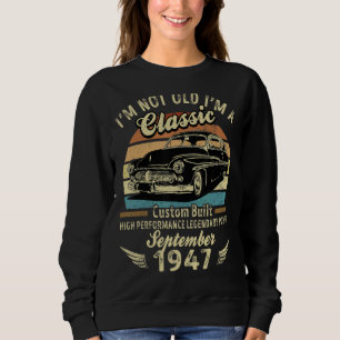 Moletom Eu não sou um Nascer clássico em setembro de 1947