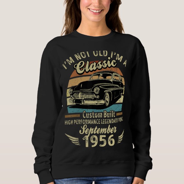Moletom Eu não sou um Nascer clássico em setembro de 1956  (Frente)