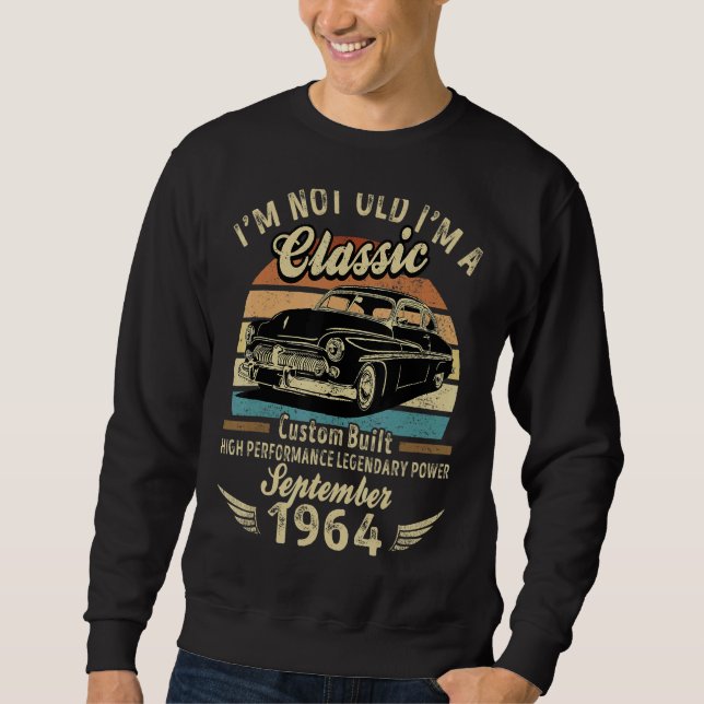 Moletom Eu não sou um Nascer clássico em setembro de 1964  (Frente)