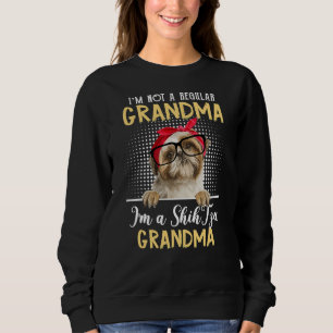 Moletom Eu Não Sou Uma Avó Normal Eu Sou Um Shih Tzu Puppy