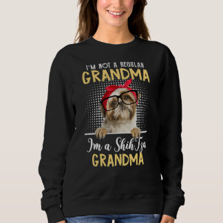 Moletom Eu Não Sou Uma Avó Normal Eu Sou Um Shih Tzu Puppy