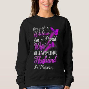 Moletom Eu Não Sou Uma Viúva Sou Uma Esposa Orgulhosa De U