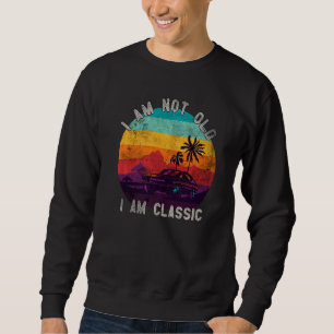 Moletom Eu não sou velho, sou um carro clássico de motocic