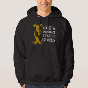 Moletom Eu obtive um cheio do bolso do Hoodie das pedras