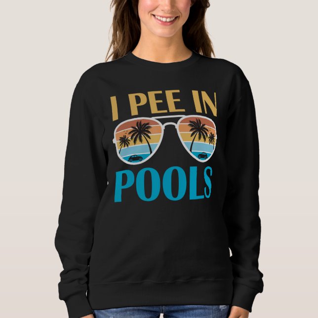 Moletom Eu Peito Em Piscinas - Piadas Engraçadas - Ditos S (Frente)
