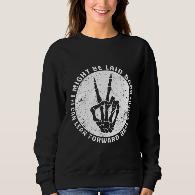 Moletom Eu Posso Estar De Volta, Mas Posso Avançar De Verd (Frente)