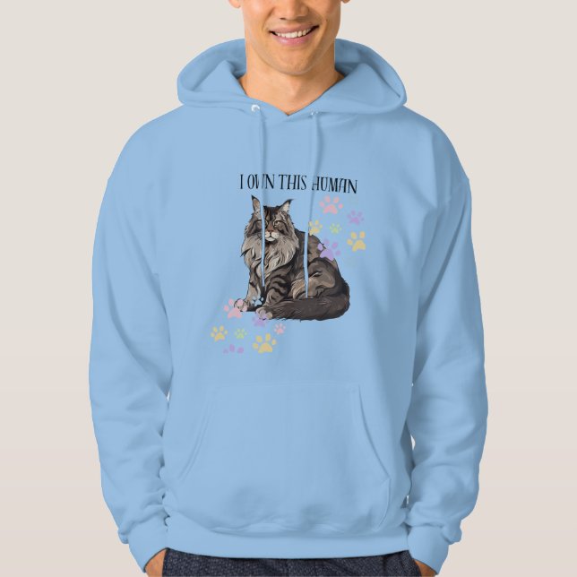 Moletom Eu possuo esse capuz de humano (Frente)
