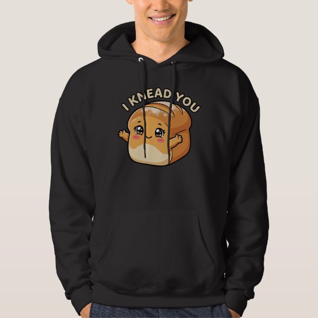 Moletom Eu Preciso de Você — Pão Kawaii (Frente)