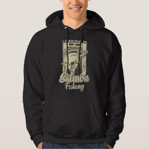 Moletom Eu Preferencialmente De Salmão Pescando Pescador E