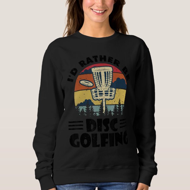 Moletom Eu Preferencialmente Disco Golfe Disco Golf Frisbe (Frente)