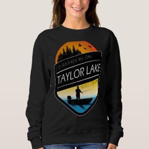 Moletom Eu Preferencialmente Estar Em Taylor Lake Wisconsi