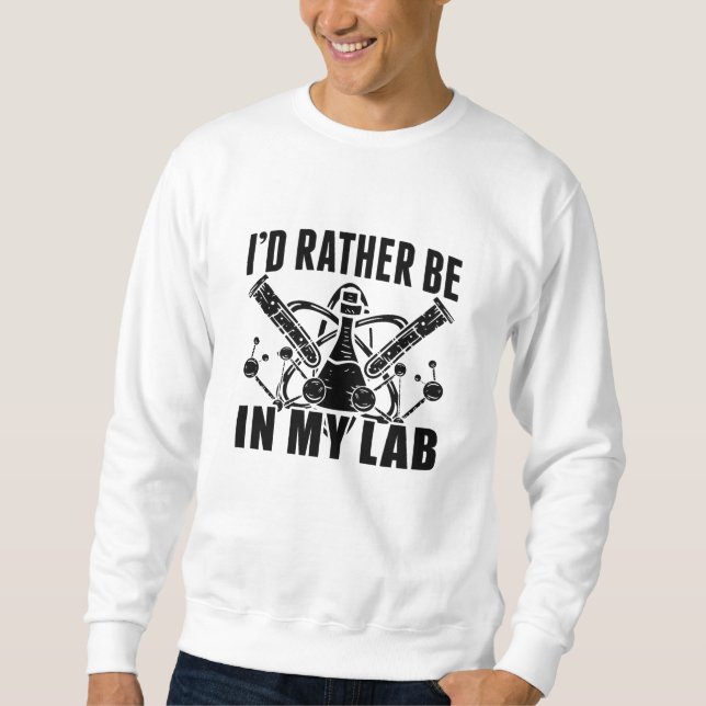 Moletom Eu Preferencialmente No Meu Laboratório Técnico (Frente)