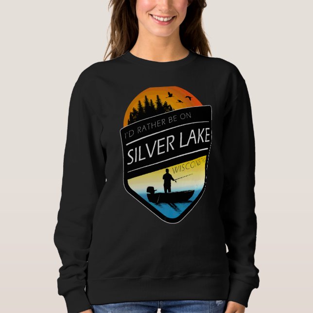 Moletom Eu Preferencialmente No Silver Lake Wisconsin Pesc (Frente)