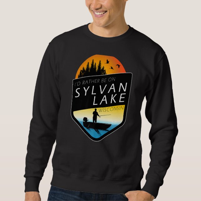 Moletom Eu Preferencialmente No Sylvan Lake Wisconsin Pesc (Frente)