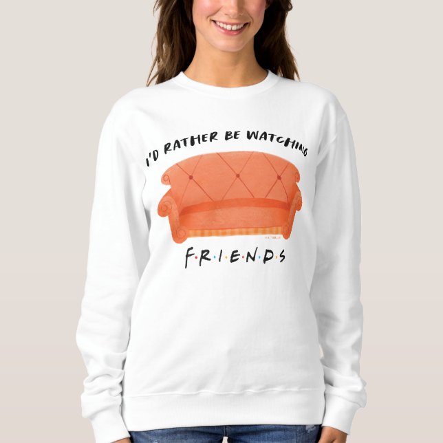 Moletom Eu Preferiria Estar Assistindo FRIENDS™ (Frente)