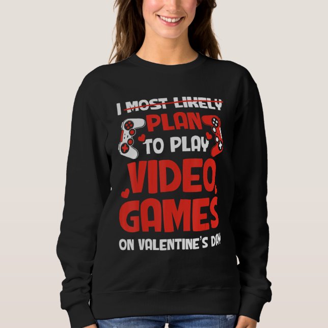 Moletom Eu Provavelmente Planejo Tocar Videos games No Val (Frente)