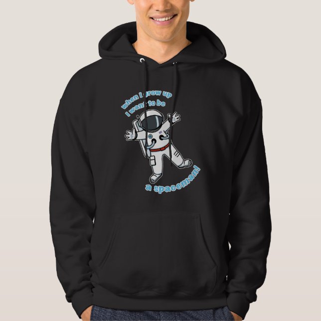Moletom Eu quero ser um astronauta! (Frente)