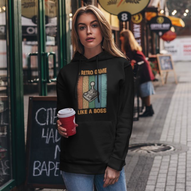 Moletom Eu Retro Jogo Como Um Chefe - Jogo De Vídeo (Criador carregado)