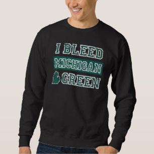 Moletom Eu Sancionei o Orgulho do Estado de Michigan Verde
