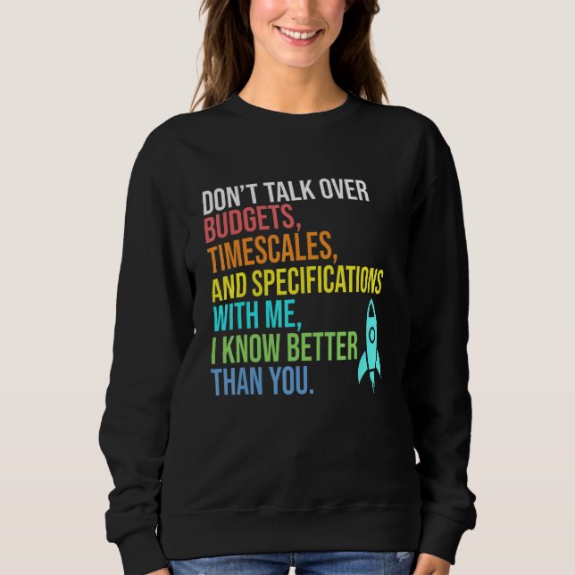 Moletom Eu Sei Melhor Que Você Engenheiro Aeroespacial Fog (Frente)