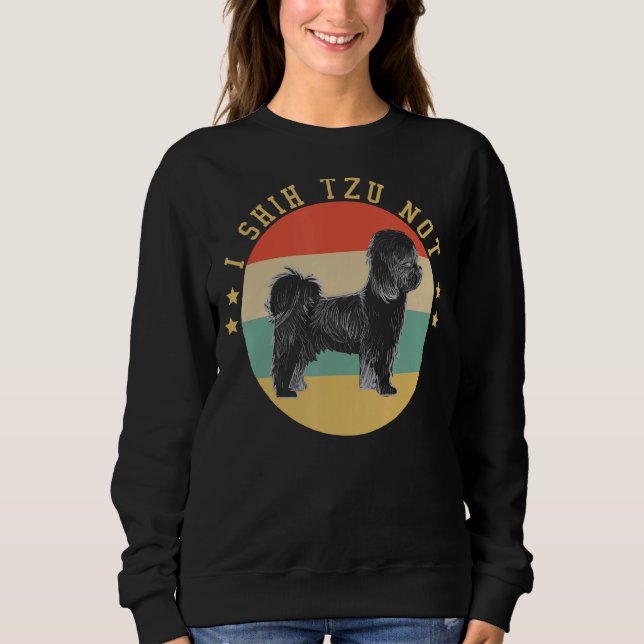 Moletom Eu Shih Tzu Não Cachorro Mãe (Frente)
