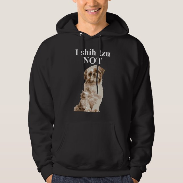 Moletom Eu Shih Tzu Não Shih Tzu (Frente)