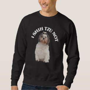Moletom eu shih tzu não shih tzu dono de cachorro