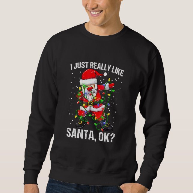 Moletom Eu Só Gosto Muito do Papai Noel (Frente)