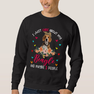 Moletom Eu Só Me Preocupo Com Meu Beagle E Talvez 3 Pessoa