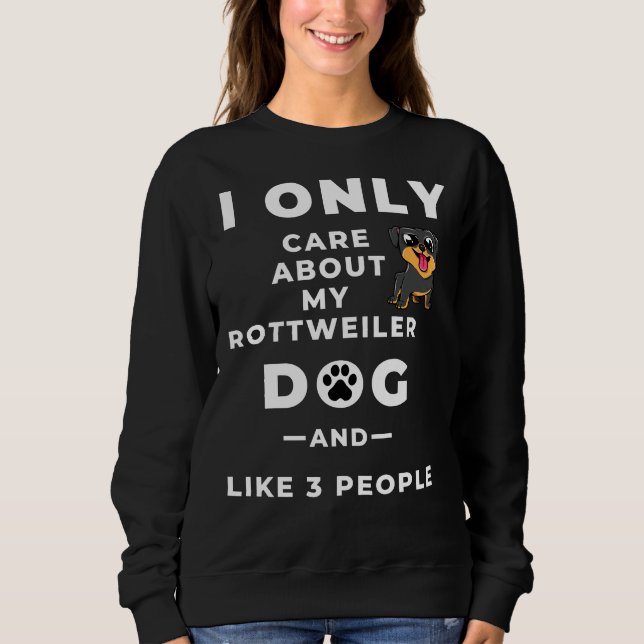 Moletom Eu Só Me Preocupo Com Meu Cachorro Rotuleiro E Tip (Frente)