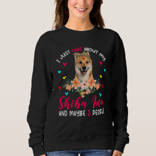 Moletom Eu Só Me Preocupo Com Minha Shiba Inu E Talvez 3 P