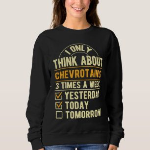 Moletom Eu Só Penso Em Chevrotains Humor De Rato Cervo
