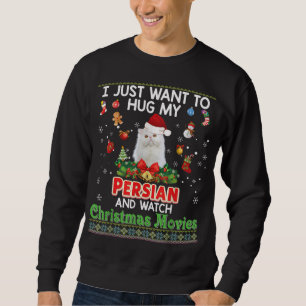 Moletom Eu Só Quero Abraçar Meu Gato Persa E Ver Cristo